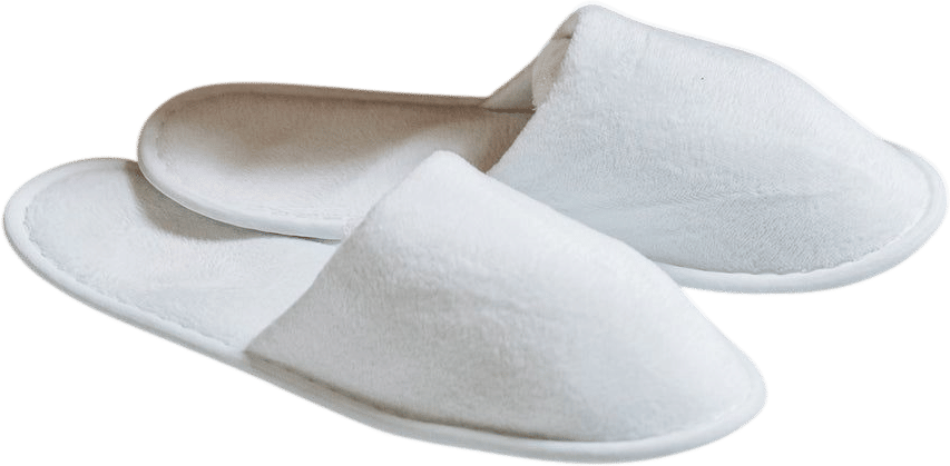 wearing hotel slippers on long haul flights