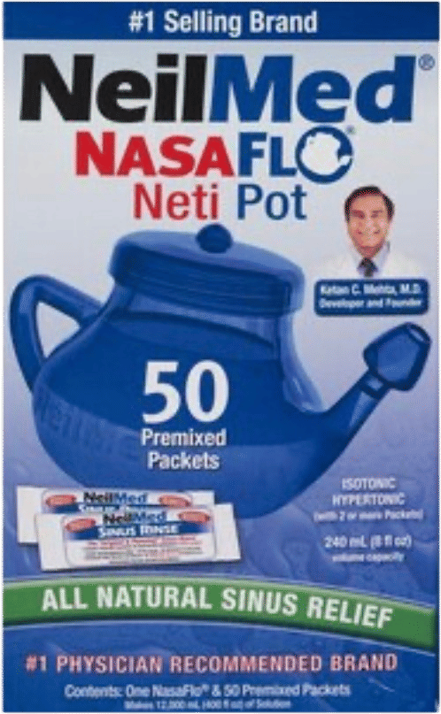 Normalize a neti pot