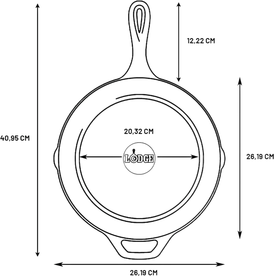 Lodge cast iron skillet