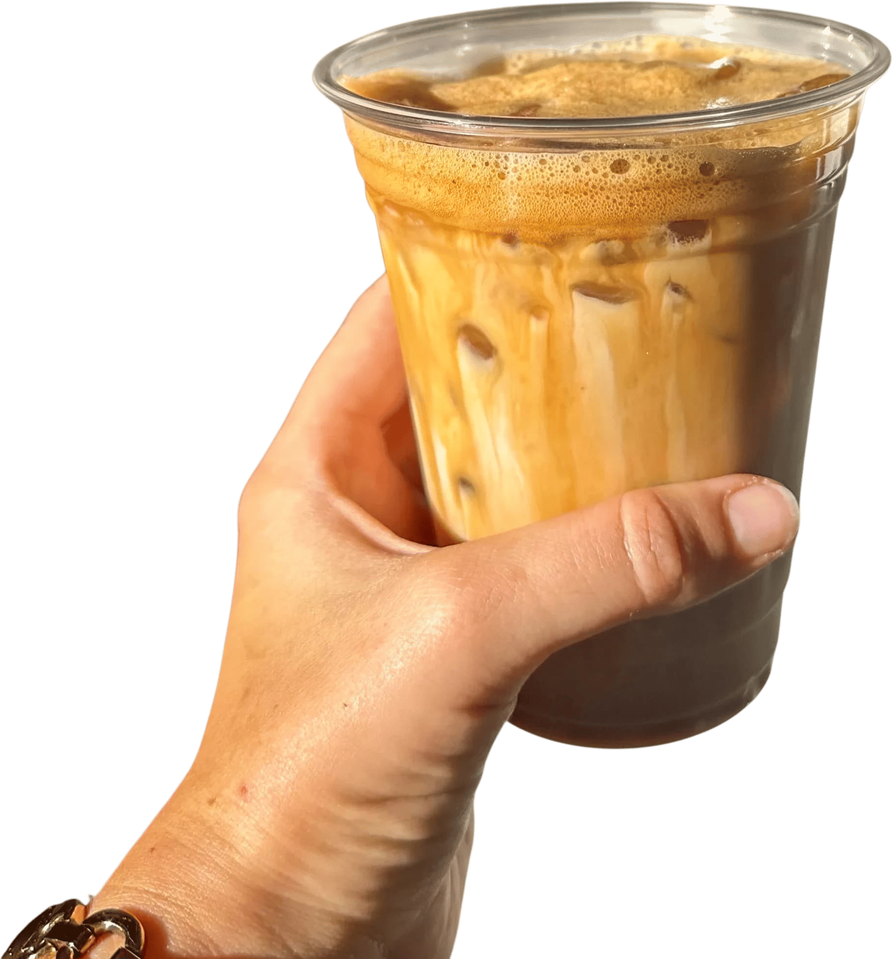 Salted Honey Iced Latte