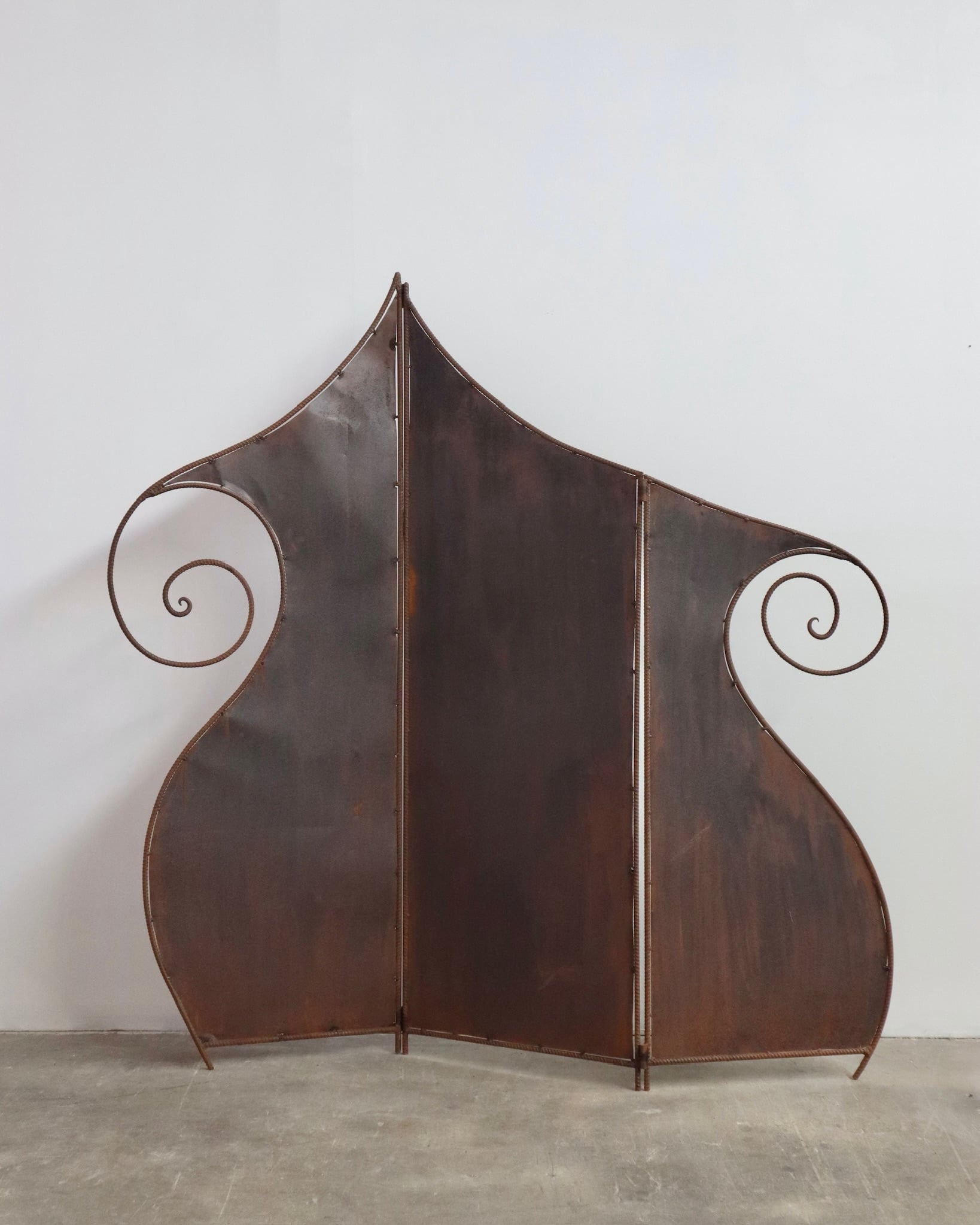 Artist-Made Iron Room Divider (90's)
