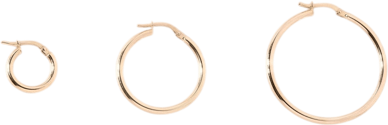 Tubetti Gold Hoops