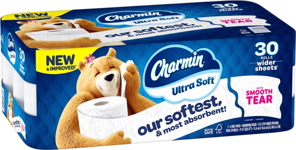Charmin Ultra Soft Bath Tissue, 30 Rolls