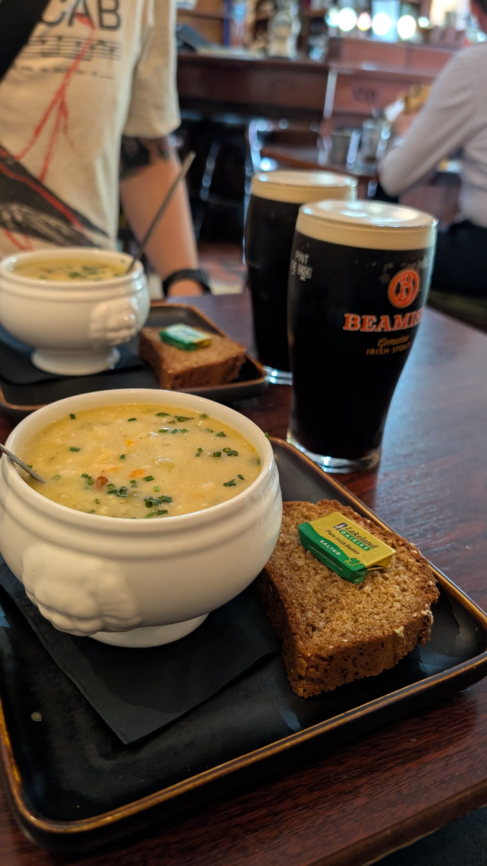 Seafood chowder in Ireland