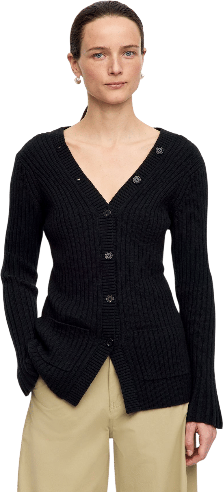 Ribbed Cardigan