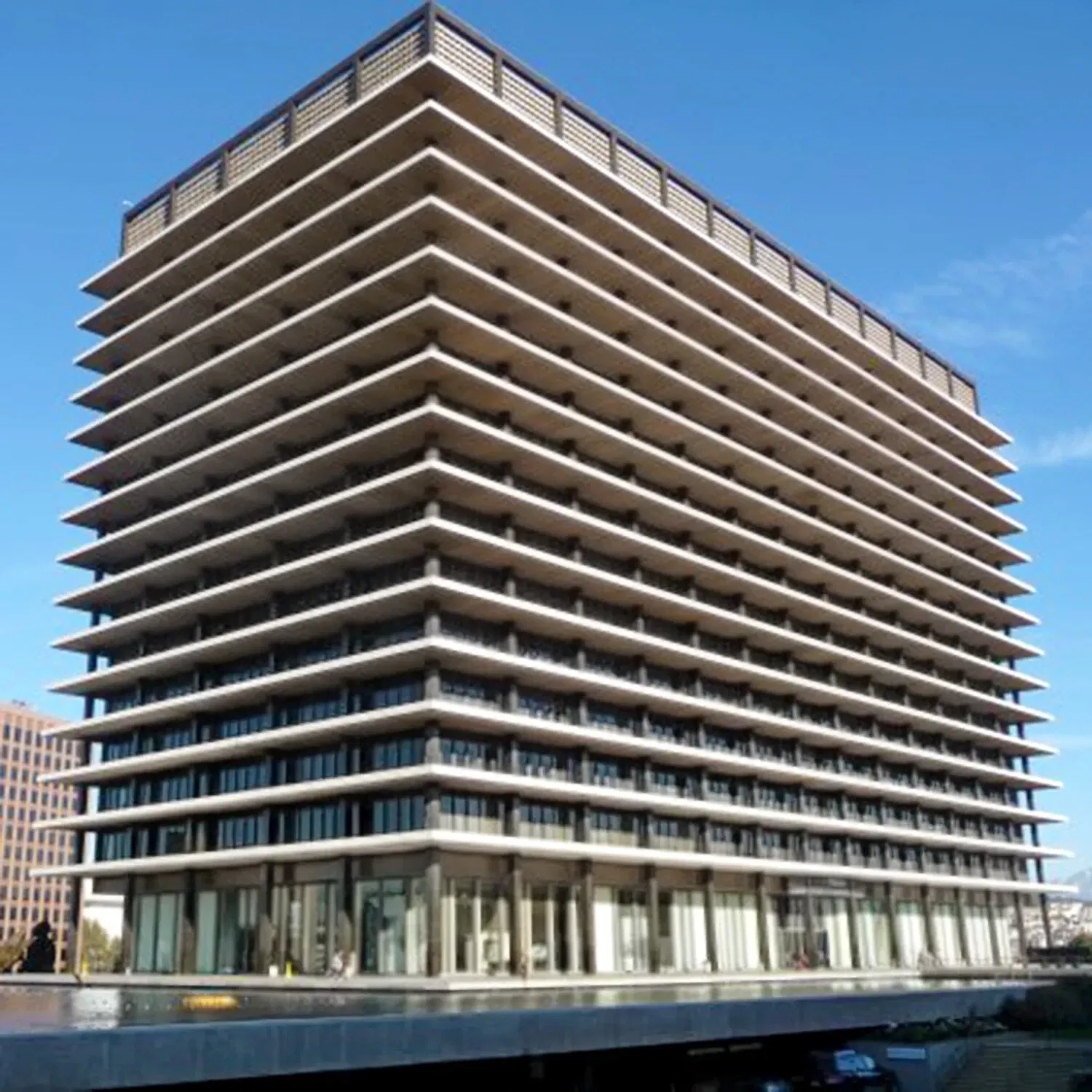 Backside of LADWP Building