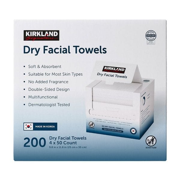 kirkland dry face towels