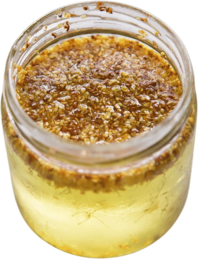homemade osmanthus syrup