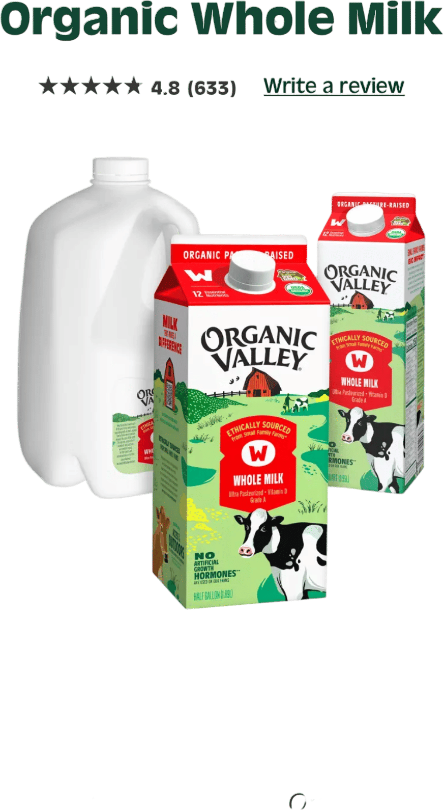 Organic Whole Milk