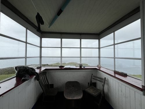 Rubha Hunish whale watching lookout bothy
