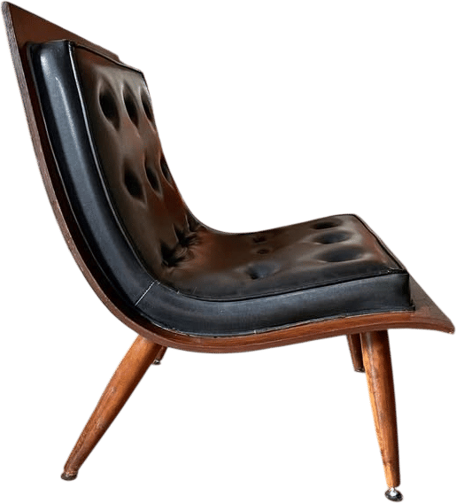 Mid Century Carter Brothers Bent Plywood
Scoop Chair