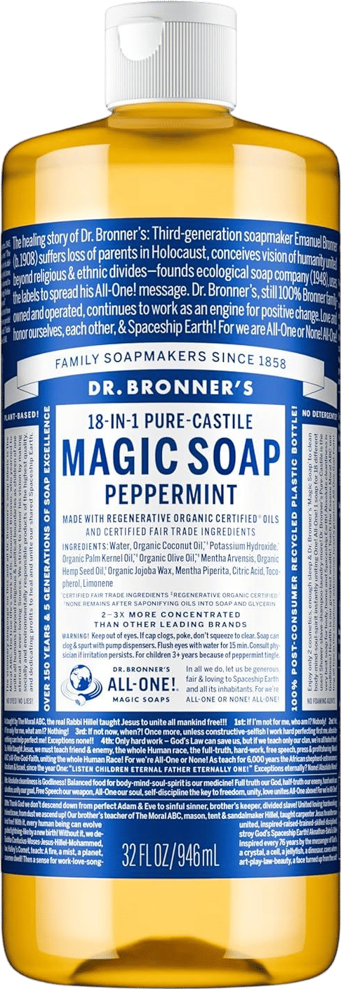 Dr. Bronner's Pure-Castile Magic Liquid Soap 