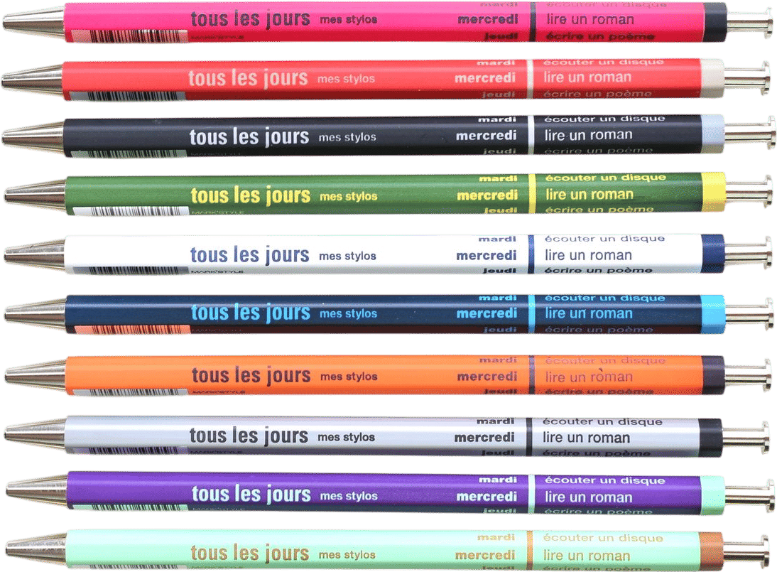 Mark's Inc. Tous Les Jours Mes Stylos Ballpoint Pen