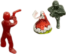Babybel cheese wax sculpting