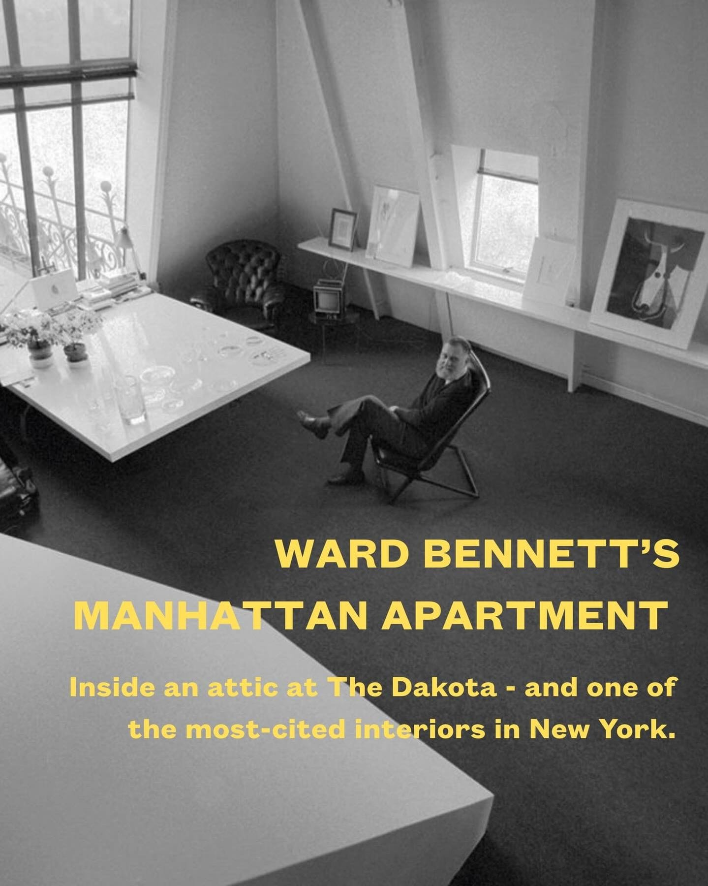 AGO Inspiration: Ward Bennett's Apartment, New York, 1962
