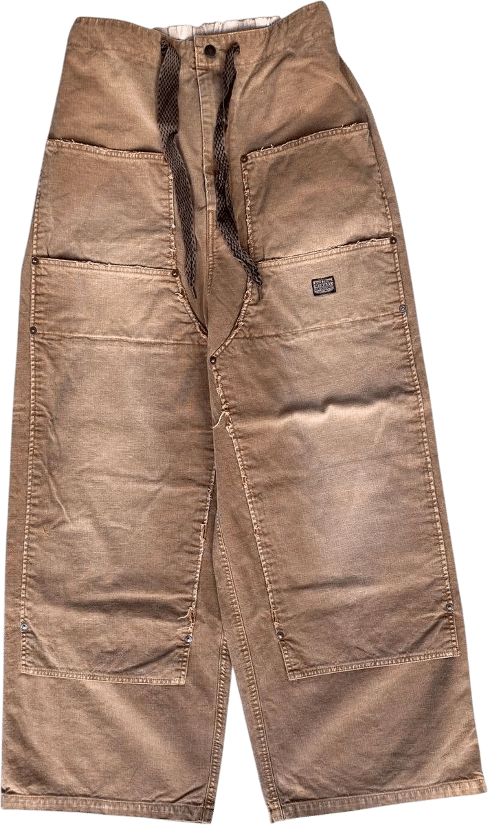 Canvas Double Knee Easy Baggy Pants (Hobo Damaged)