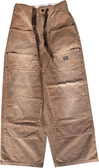 Canvas Double Knee Easy Baggy Pants (Hobo Damaged)