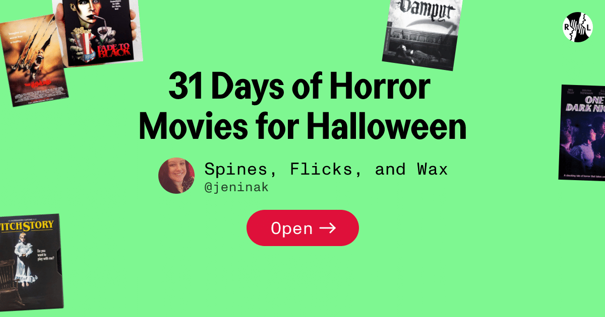 31 Days of Horror Movies for Halloween