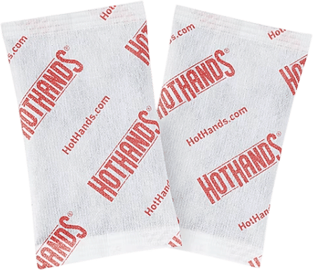 Keeping hand warmers in your coat pocket