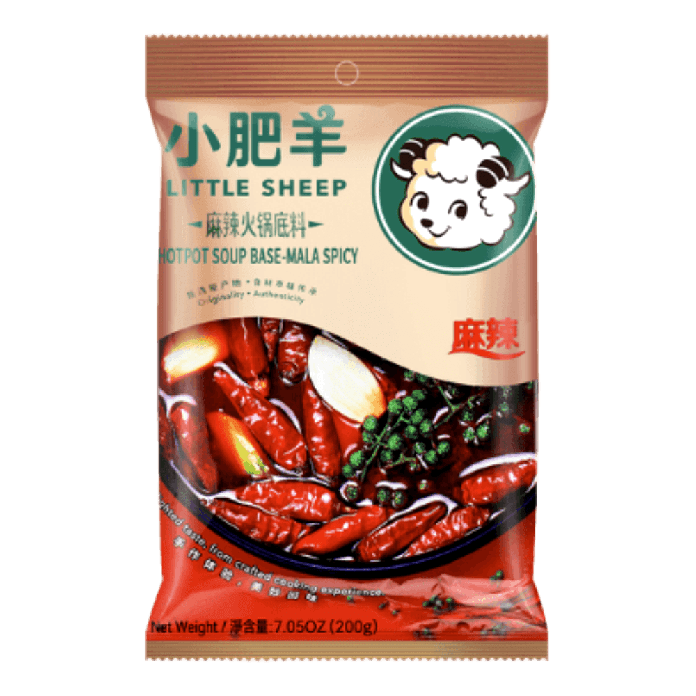 LittleSheep Hot Pot Soup Base Mala Spicy Flavor