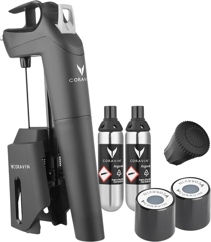 Coravin Timeless Three Plus Wine Preservation System- Black: Home & Kitchen