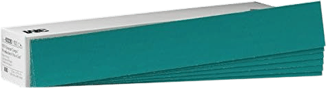 3M 02222 Green Corps 2-3/4" x 17-1/2" 36E Grit Production Resin Sheet, (Box of 100)
