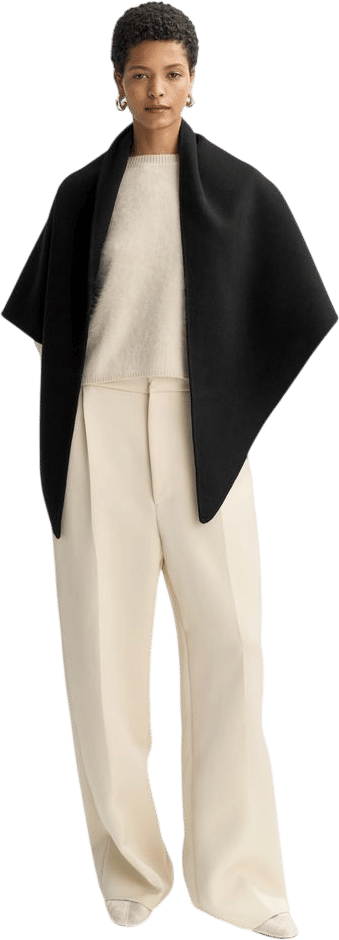 Triangle scarf - Schals - Black | Soft Goat