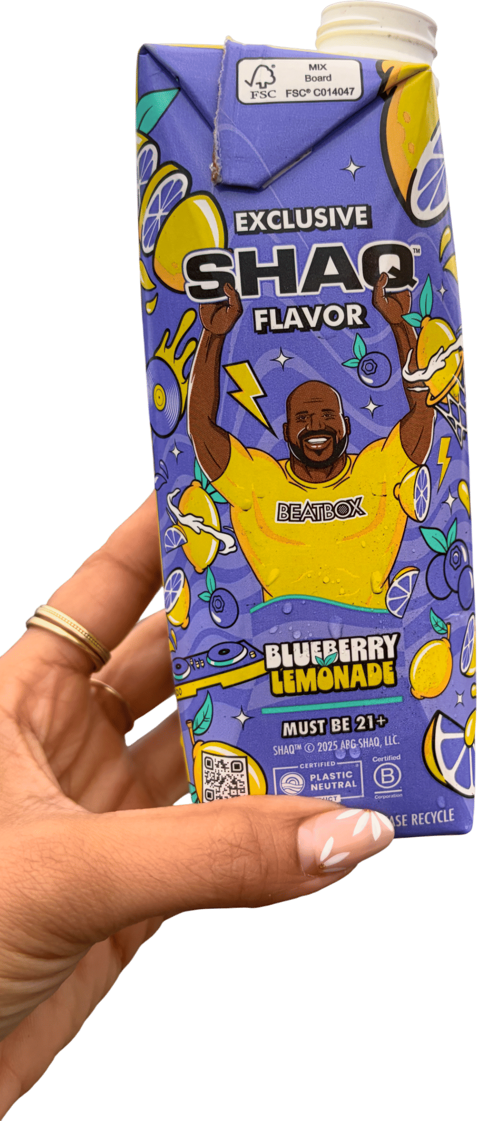 Beatbox blueberry lemonade (exclusive Shaq flavor)