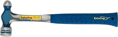 Estwing E3-24BP Ball Pein Hammer, Cushion Grip Steel Handle, 13 1/2 ", Steel 24 oz. Head, Blue