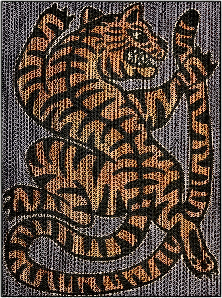 More Cats Please Asian Tiger Cat Scratching Board