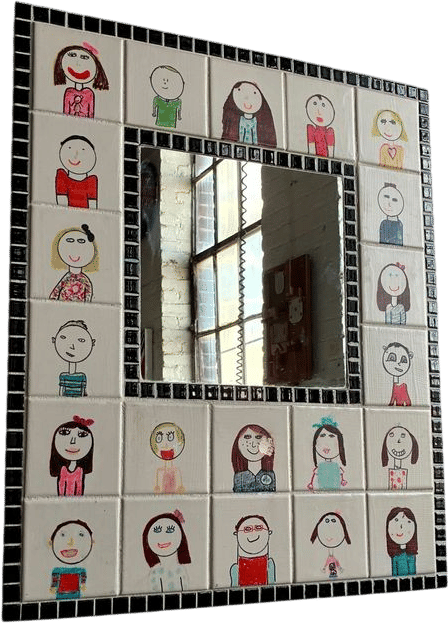 Handmade Tile Mirror