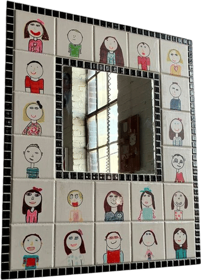 Handmade Tile Mirror