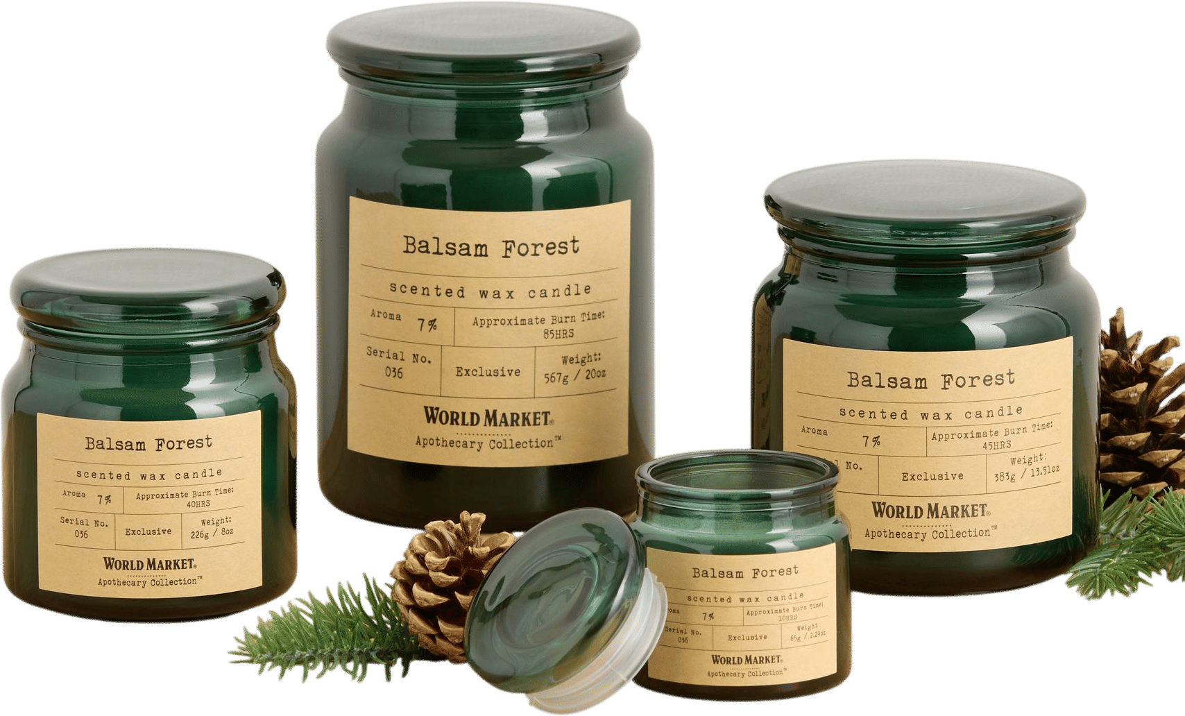 balsam fir candle