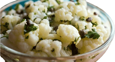 Cauliflower Salad with Capers, Parsley and Vinegar Recipe