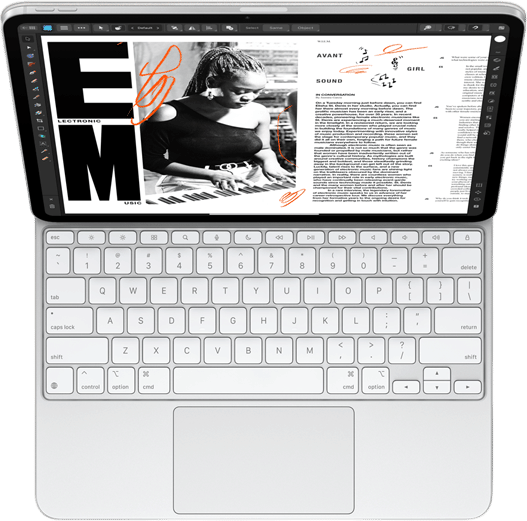 iPad Pro with Apple’s Magic Keyboard