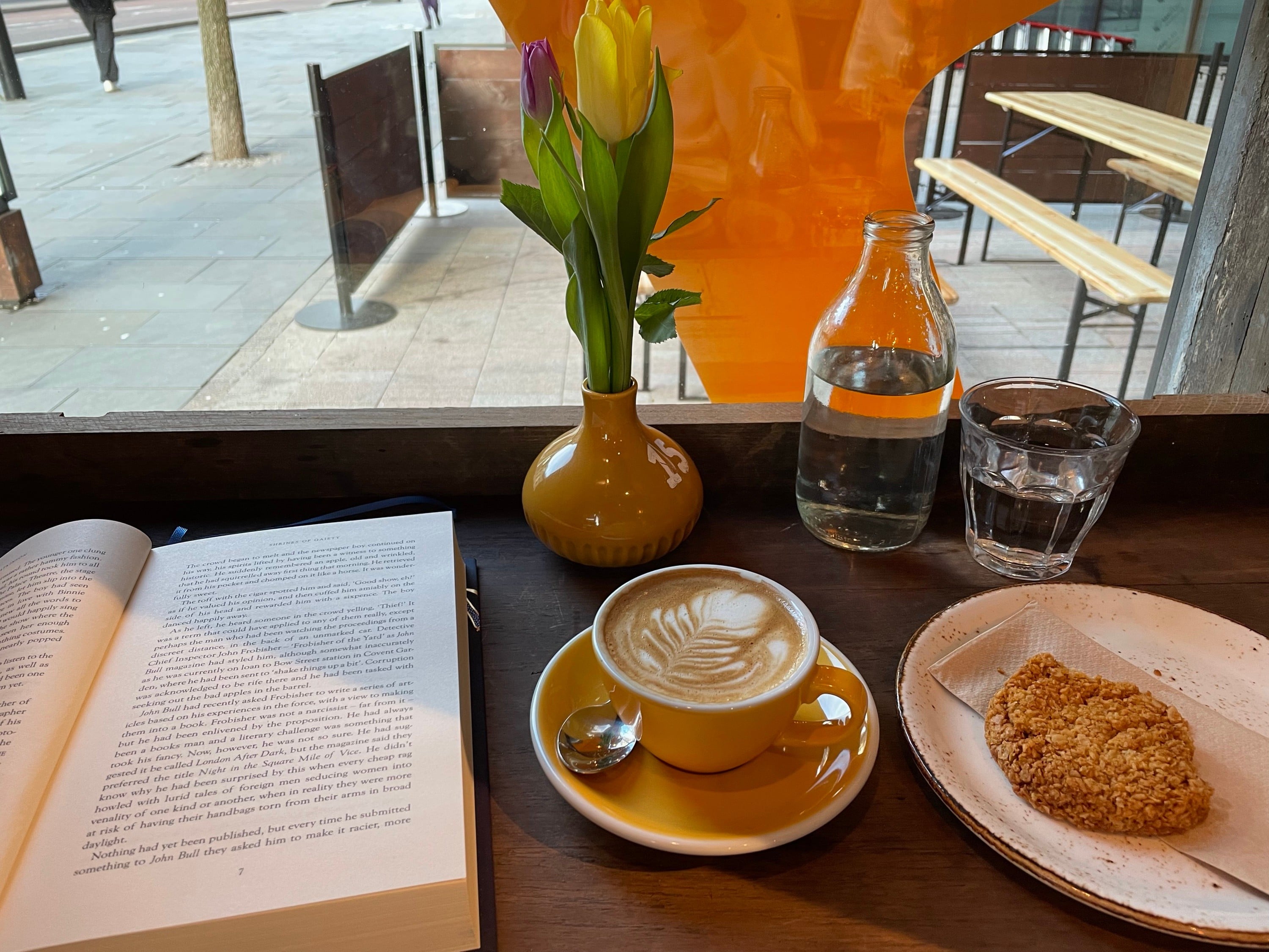 Read a few pages in the morning and carry the book in your bag every day