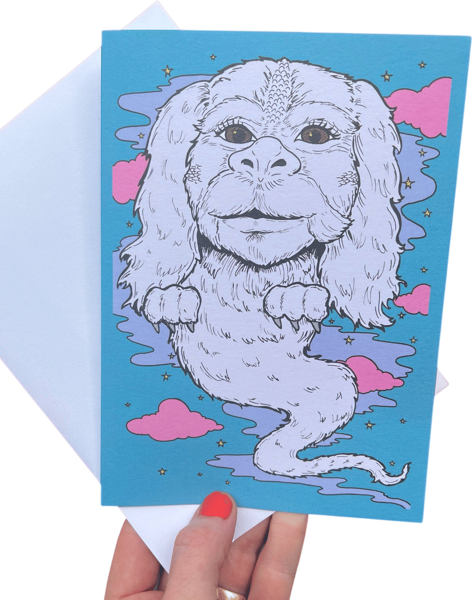 Neverending Story Falkor the Luck Dragon Card