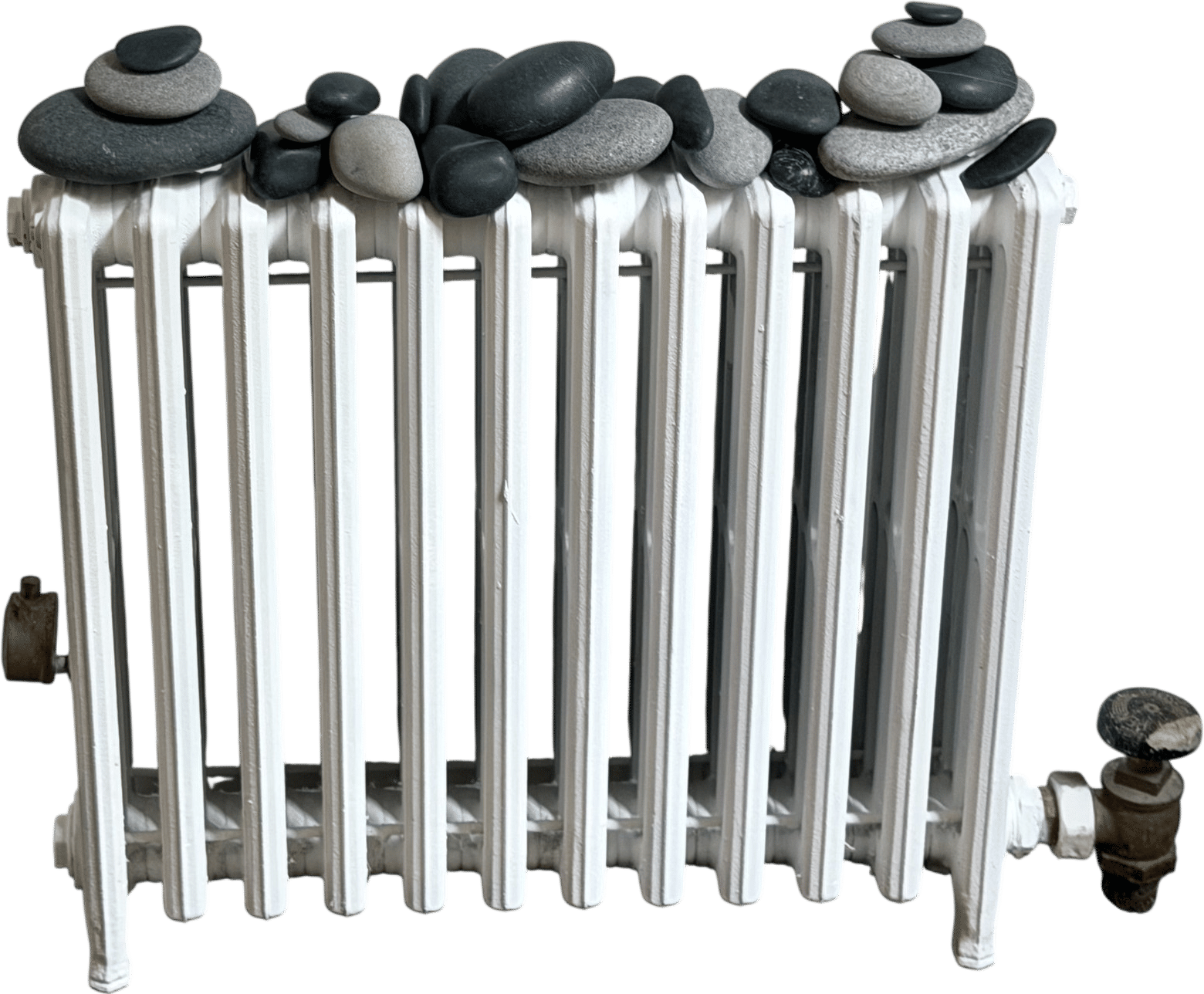 Radiator stones