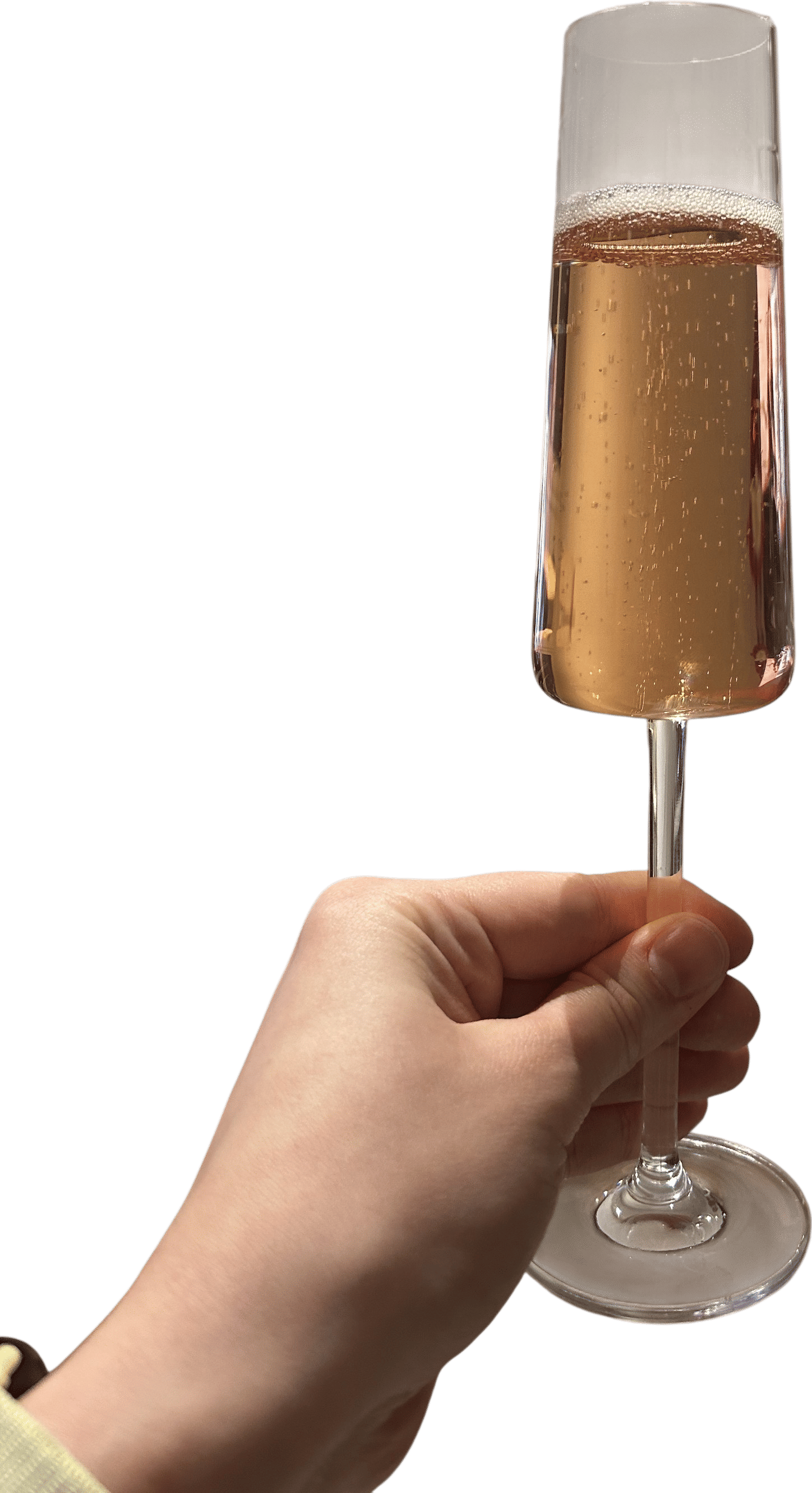 Zara Home Conical Crystalline Flute Glass