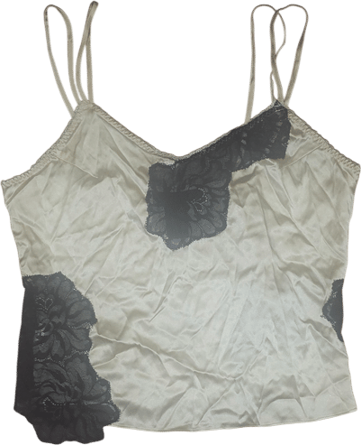 donna karan white and black top