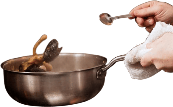 Made In Stainless Clad Saucier