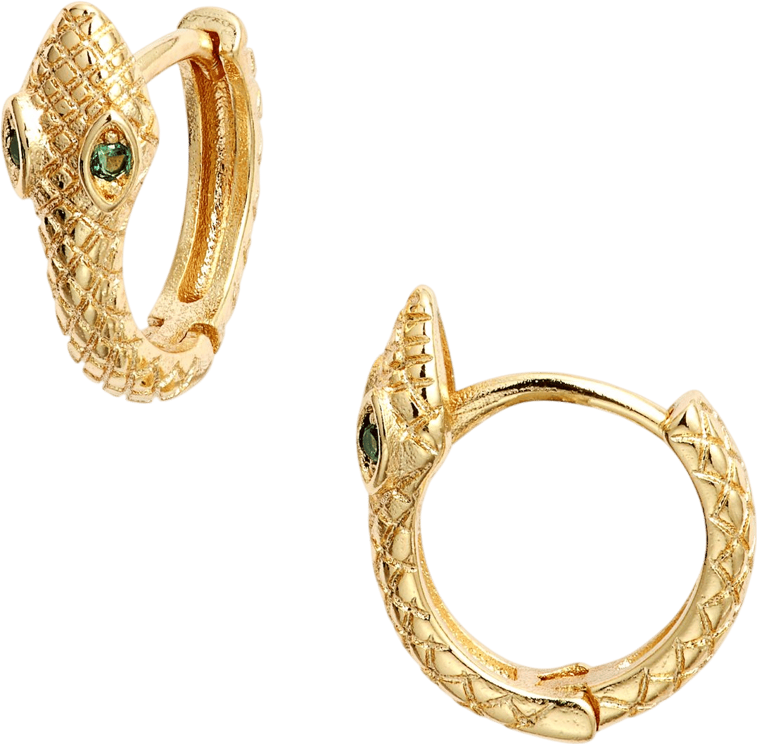snake earrings