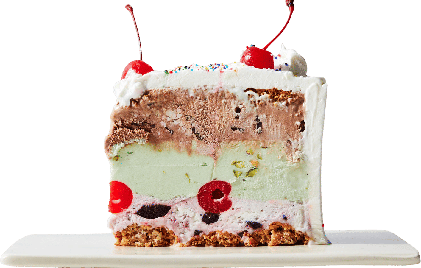 Spumoni Ice Cream Cake Recipe
