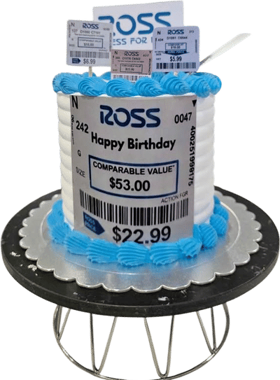 Ross Dress for Less Custom Birthday Cake