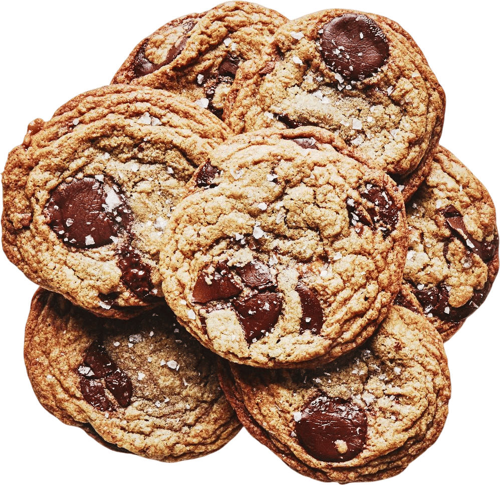 Brown Butter + Toffee Chocolate Chip Cookies