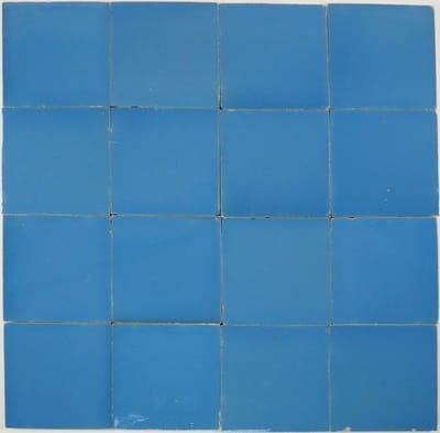 Antique Delft Wall Tiles (Solid Blue)
