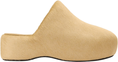 Bubble Clog (Tan Pony Hair)