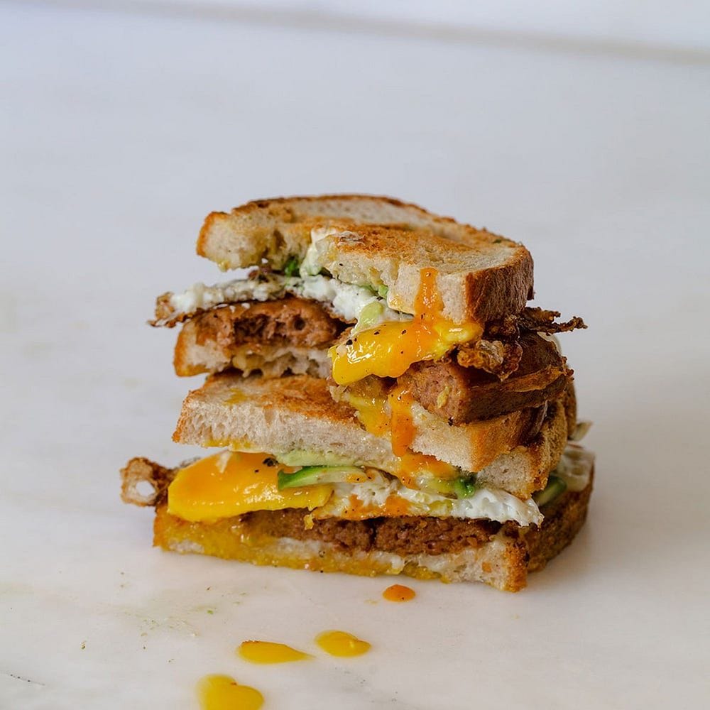 Vegetarian Breakfast Sandwich