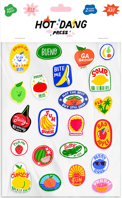 Produce Stickers Sheet Set