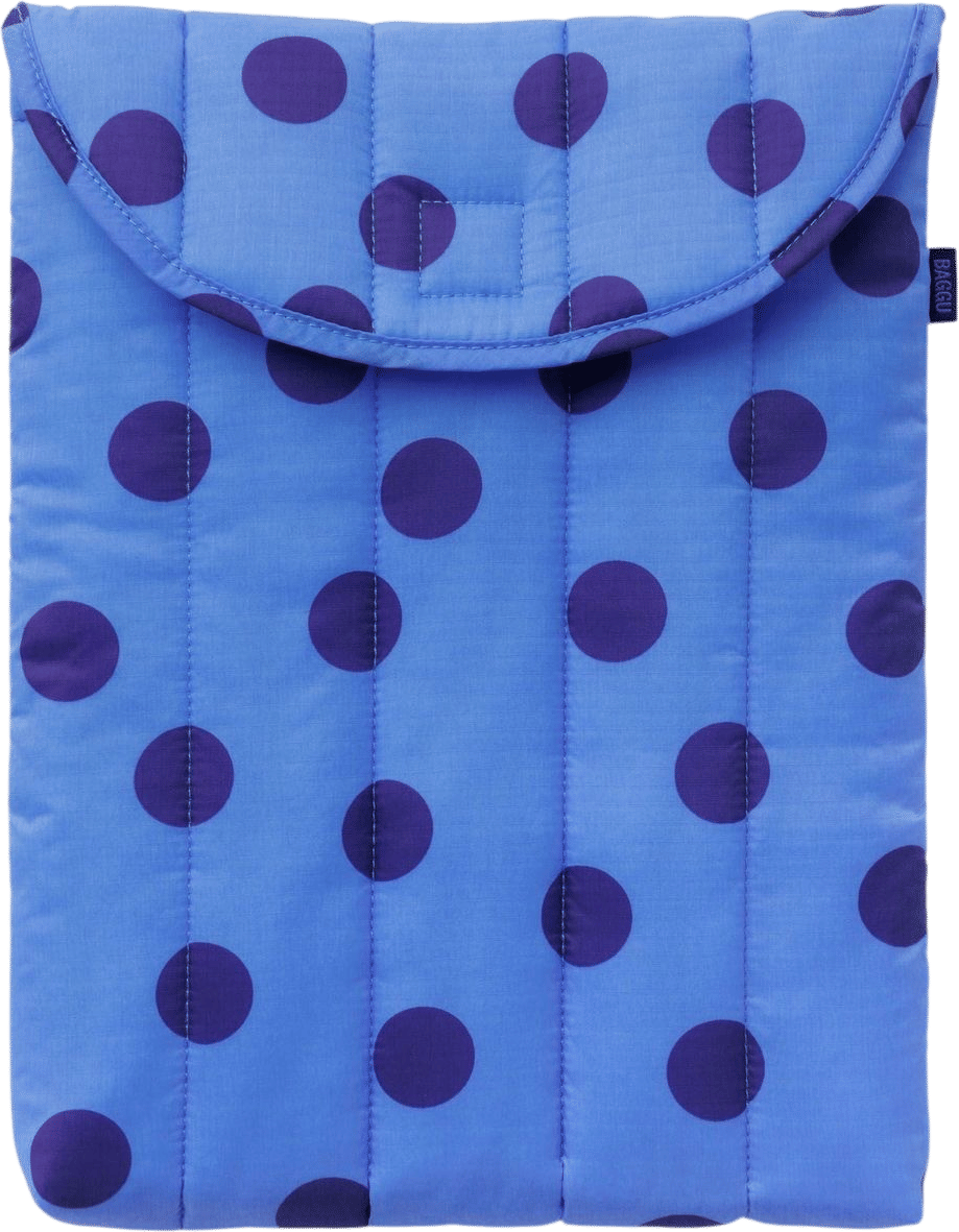 Baggu polka dot laptop case